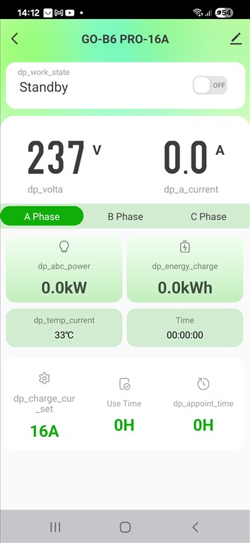 Eladó új 5m Wi-Fi EV töltő Type 2 3 fázis (11KW) 8-16A elektromos járműhöz +táska  3. kép