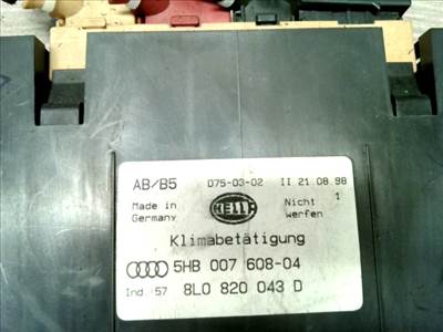 AUDI A3 96-00 Fűtés vezérlő panel