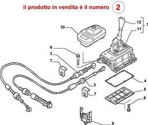 FIAT STILO 01.09-06.12 Sebességváltó bowden