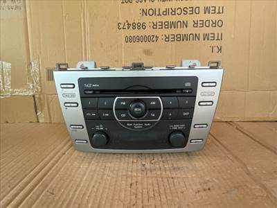 Mazda 6 (2nd gen) MAZDA 6 Rádió / CD gs1f669rxa