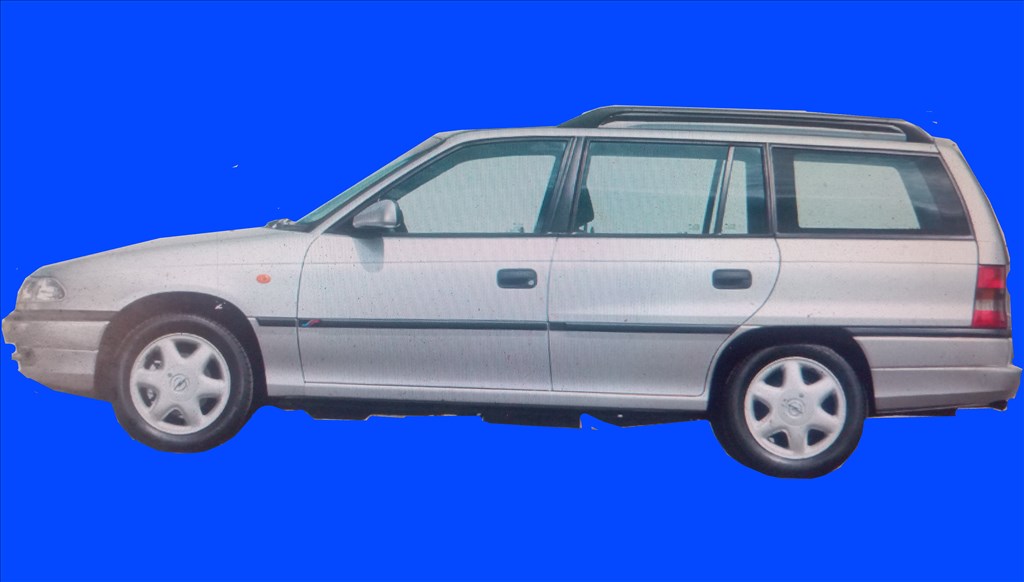 Opel Astra F csomagtér ajtó fedél ezüst  kombif555 fastra555 1. kép