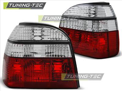 VW GOLF 3 09.91-08.97 RED WHITE  Tuning-Tec Hátsó Lámpa