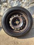 4x108 lyukosztású 15" használt Peugeot lemezfelni, rajta 195/65 újszerű nyári gumi