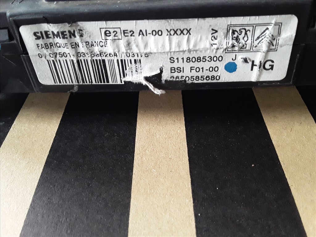 Citroen C3 1.6 16v Motorvezérlő szett ME7 4.4 55 2. kép