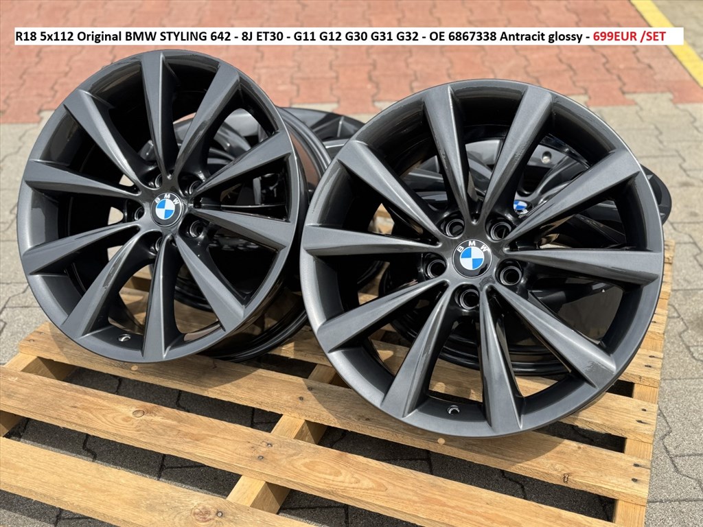 R18 5x112 Original BMW STYLING 642 - 8J ET30 - G11 G12 G30 G31  G32 2. kép
