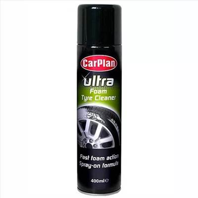 Gumiabroncs tisztító hab 400 ml, CarPlan Ultra Foam Tyre Cleaner