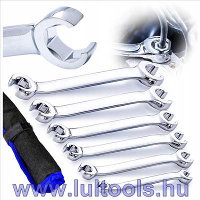 Fékcsőkulcs készlet 8-19mm 7 részes