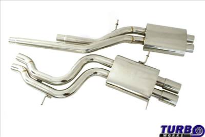 TurboWorks CatBack kipufogórendszer Audi A4 S4 B5 2.7