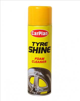 Gumiápoló hab spray 500 ml, CarPlan Instant Tyre Shine