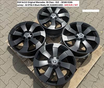 R18 5x112 Original Mercedes  M-Class - GLE W166 gyári alufelnik felnik