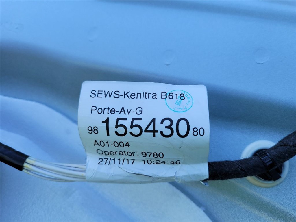 CITROËN C3 III Bal első Ajtó (Részeivel) 9815543080 4. kép