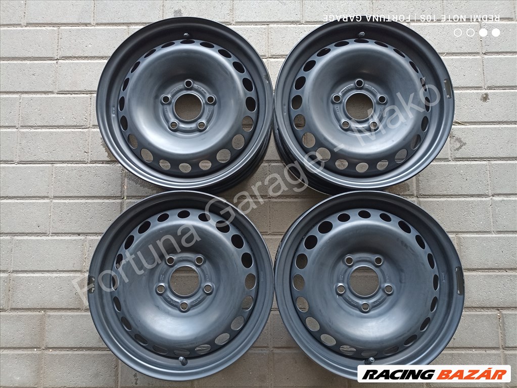 5x114,3 15" Renault újszerű lemezfelni garnitúra +TPMS (636) 1. kép