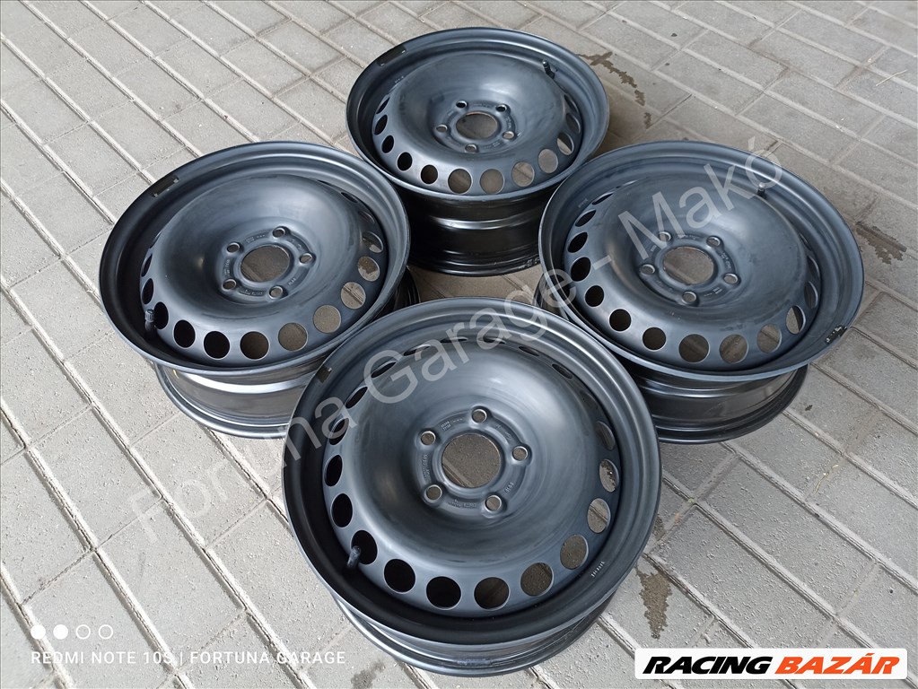 5x114,3 15" Renault újszerű lemezfelni garnitúra +TPMS (636) 2. kép