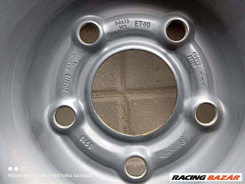 5x114,3 15" Renault újszerű lemezfelni garnitúra +TPMS (636) 7. kép