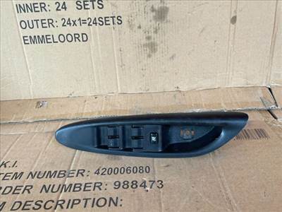 Mazda MPV (LW) MAZDA MPV Ablakemelő Kapcsoló Négyes / Kettes