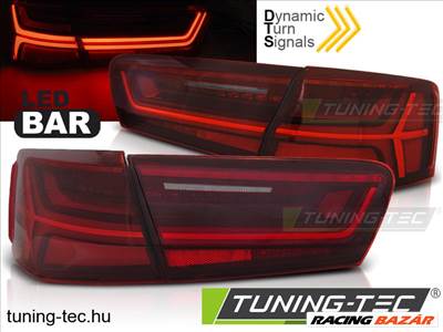 Audi A6 (C7 - 4G) AUDI A6 C7 11-14 LIMOUSINE RED WHITE LED BAR SEQ T