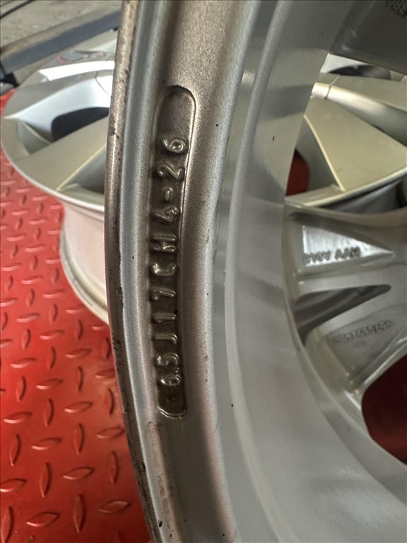  Citroen gyári 6,5x17 ET26 4x108 alufelni garnitúra 8. kép