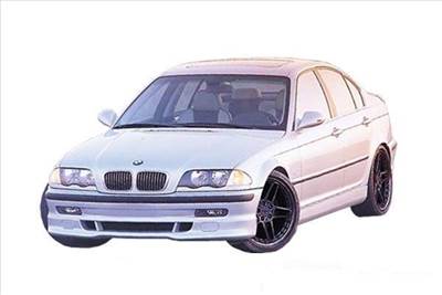 PU toldat első BMW E46 1998-01 4D Typ 3