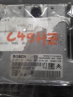 Citroen C4 1.6 HDI Motorvezérlő Szett 9662670780