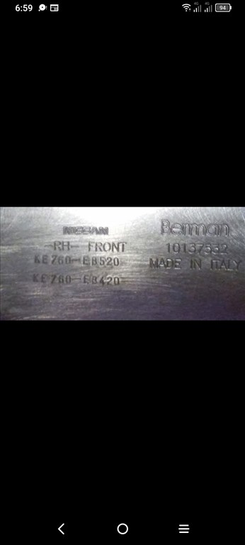 Nissan Navara D40 ajtó díszléc garnitúra 3. kép