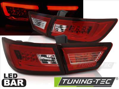 RENAULT CLIO IV 13- HATCHBACK LED BAR RED WHITE Tuning-Tec Hátsó Lámpa