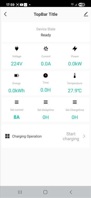 Eladó új 5m Wi-Fi EV töltő Type 2 3 fázis (22KW) 8-32A elektromos járműhöz +táska és fali konzol   3. kép
