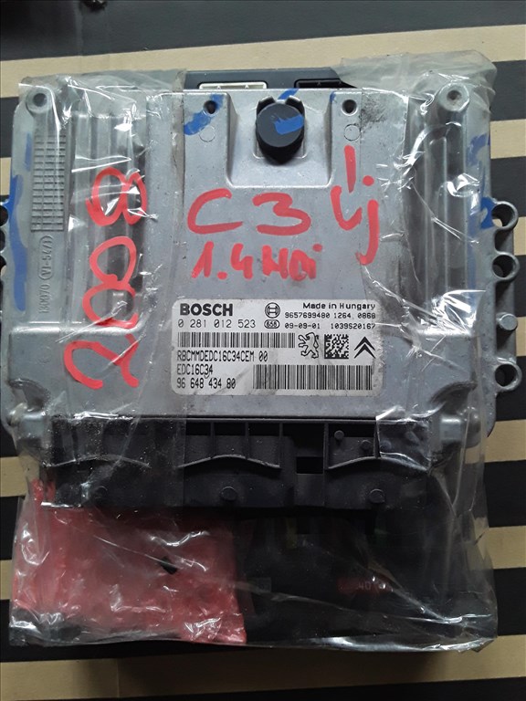 Citroen C3 1.4 HDI Motorvezérlő Szett 9664843480 1. kép
