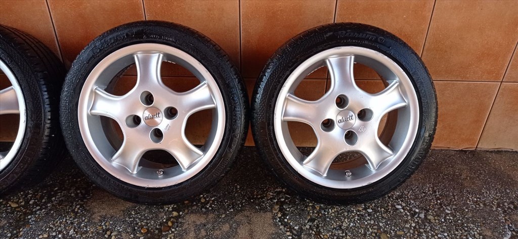 ALUETT 15" ALUFELNI 4X100 NYÁRI 195/45R15 GUMIVAL OLCSÒN!!!! 3. kép
