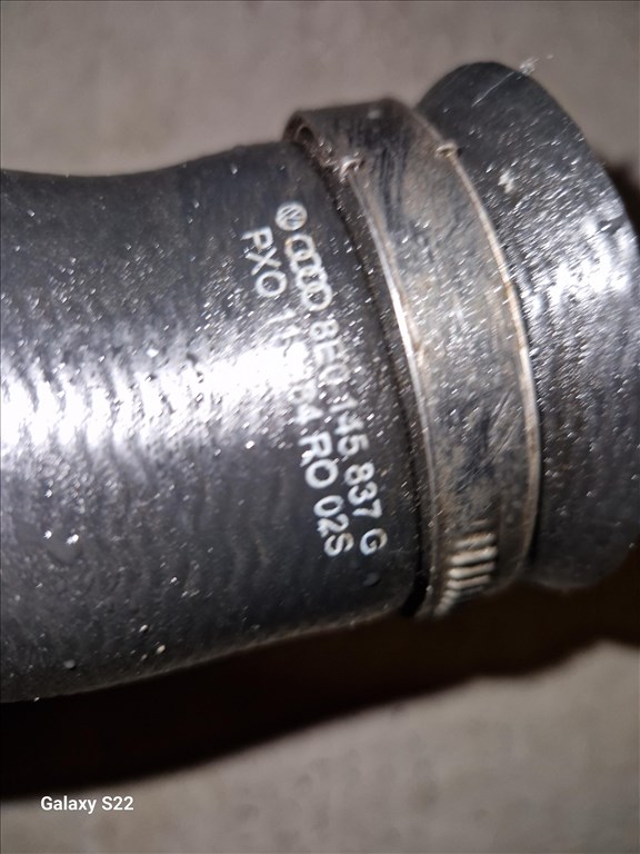 Audi A4 (B6/B7) Turbócső  8e0145837 2. kép