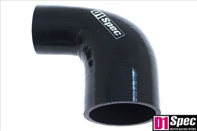 Szilikon szűkítő könyök D1Spec Fekete 90 fok 51-70mm