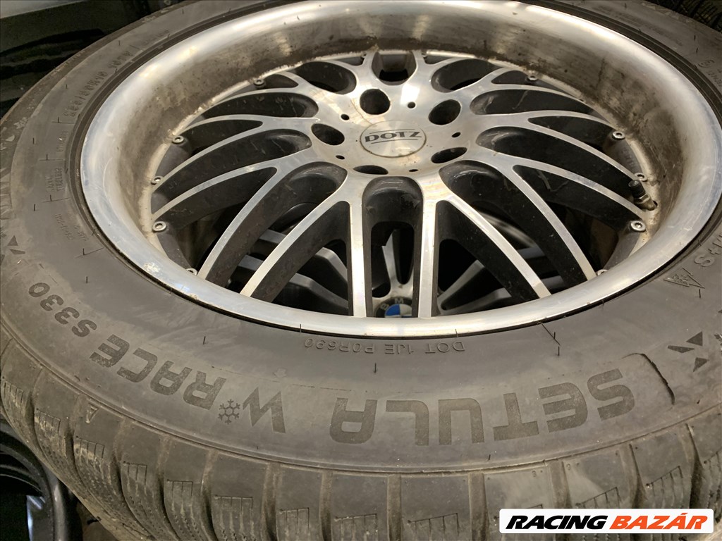  5x120 19" Dotz Mugello alufelni 255/50 - 285/45 újszerű téli gumi kerék BMW x5 E53 E70 E71 8. kép