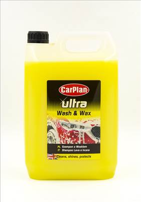 Autósampon, viaszos 5 liter, CarPlan Ultra Wash &amp; Wax 
