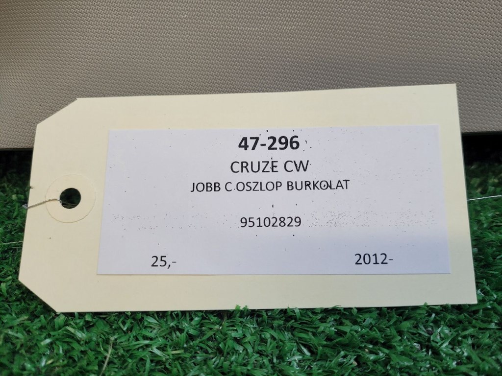 CHEVROLET CRUZE Jobb C Oszlop Burkolat 95102820 4. kép