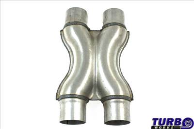 TurboWorks kipufogó X-cső 2,75" 70mm