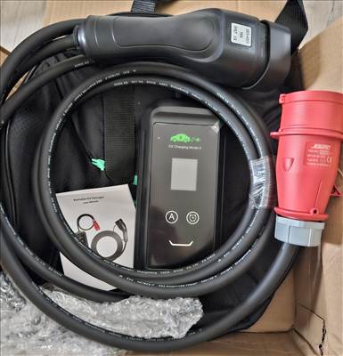 Eladó új 5m Wi-Fi EV töltő Type 2 3 fázis (11KW) 8-16A elektromos járműhöz +táska 
