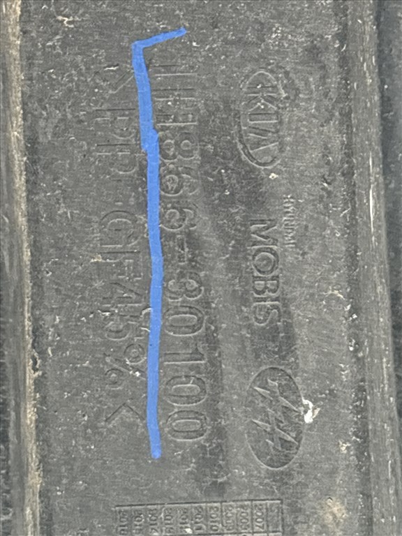 Kia Ceed I. 2006-2009 hátsó Lökhárító merevítő   1H866-30100 5. kép