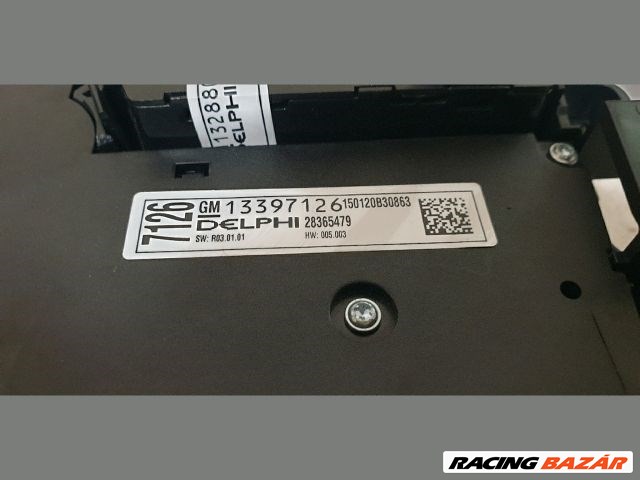 Opel Astra J Navigáció kezelő panel CD 600 13397126 4. kép