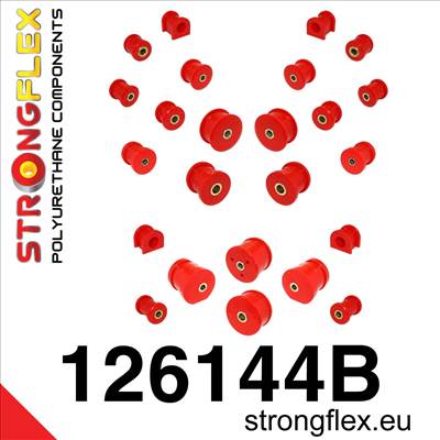ELSŐ ÉS HÁTSÓ FELFÜGGESZTÉS STRONGFLEX SZILENT KÉSZLET MitsubishiﾠEvo VII - VIII - IX MitsubishiﾠLancer Evolution