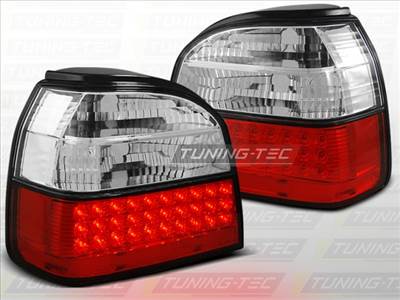 VW GOLF 3 09.91-08.97 RED WHITE LED  Tuning-Tec Hátsó Lámpa