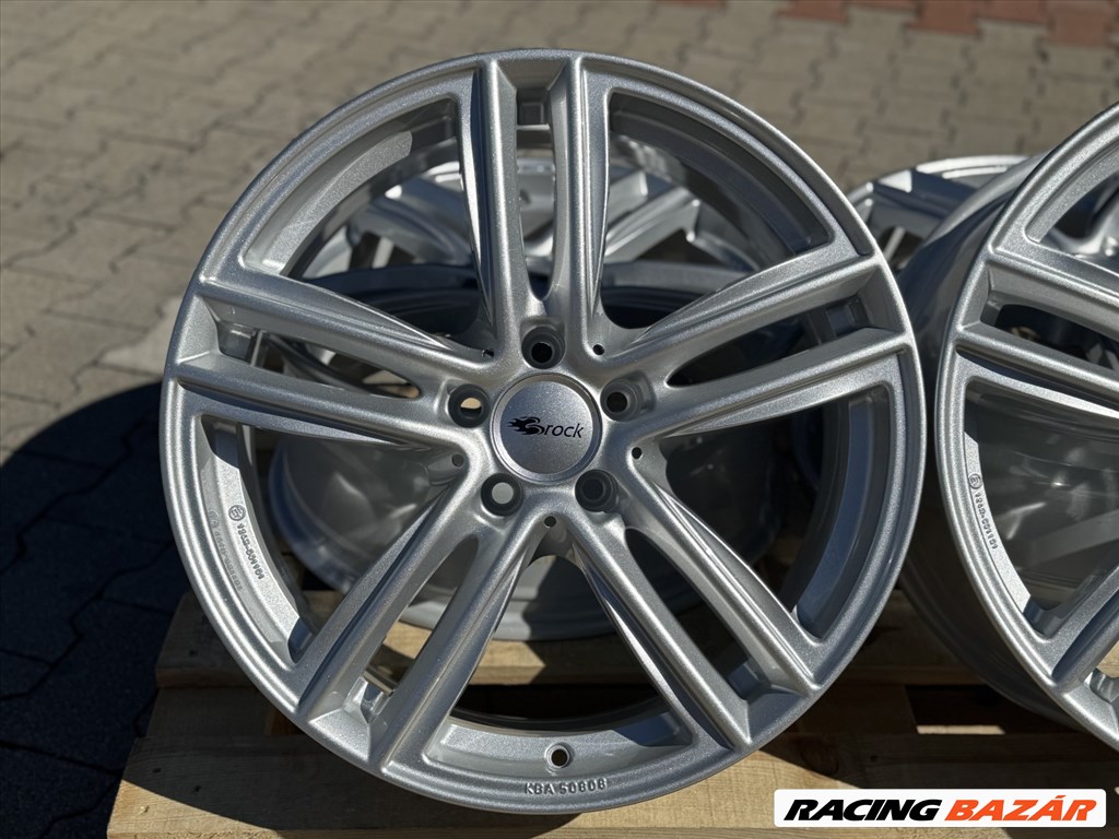 R18 5x112 (66,6) Brock RC27 KS 8J ET48 új felni alufelni 18" 8x18 3. kép
