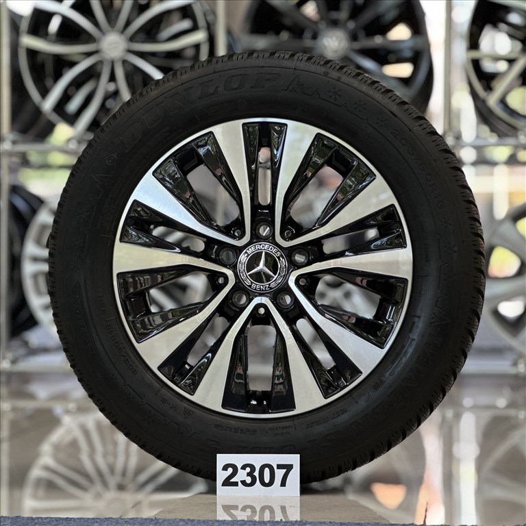 (2307) Mercedes 16 gyári alufelni felni, 5x112, 205/60 téli gmi, CLA C 1. kép