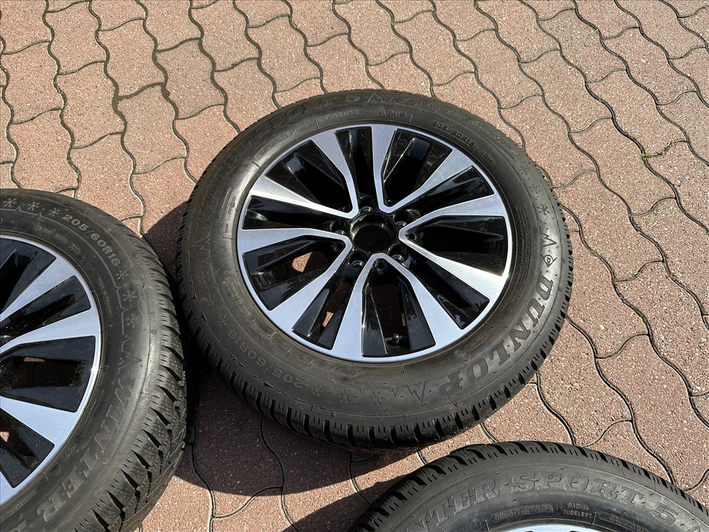 (2307) Mercedes 16 gyári alufelni felni, 5x112, 205/60 téli gmi, CLA C 6. kép