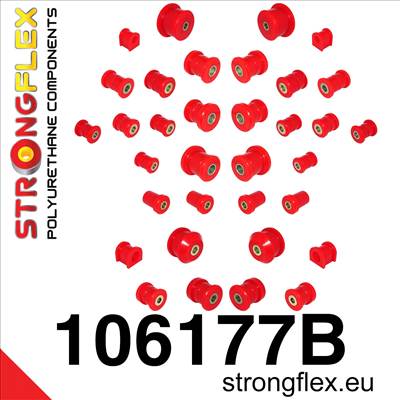 ELSŐ ÉS HÁTSÓ FELFÜGGESZTÉS STRONGFLEX SZILENT KÉSZLET Mazda RX-8