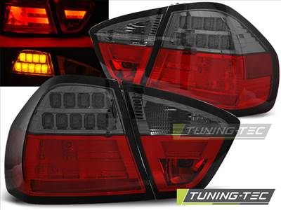 BMW E90 03.05-08.08 RED SMOKE LED BAR Tuning-Tec Hátsó Lámpa