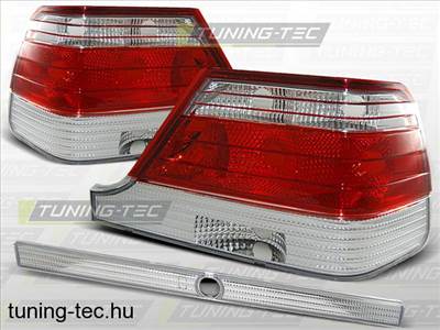 W140 MERCEDES W140 95-10.98 RED WHITE Tuning-Tec Hátsó 