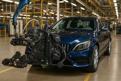 Mercedes C-osztály W205 bal hátsó ajtópanel ablakemelővel  a0997303700