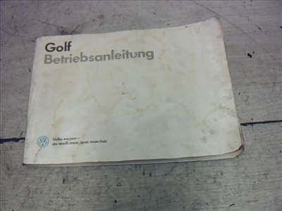 VOLKSWAGEN golf ii. kezelési útmutató