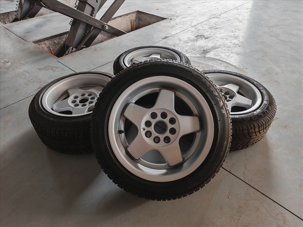 14" 4x100 4x108 kétszéles retro alufelni szett! 1. kép