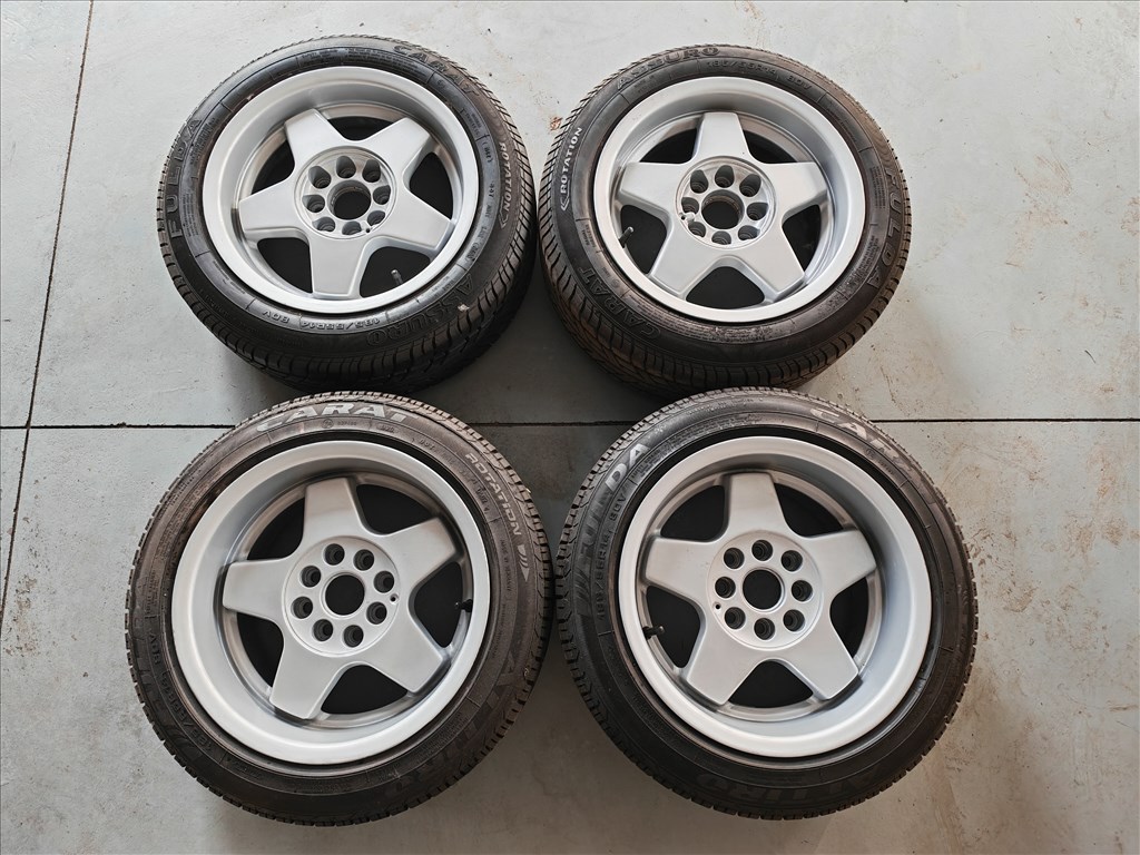 14" 4x100 4x108 kétszéles retro alufelni szett! 2. kép