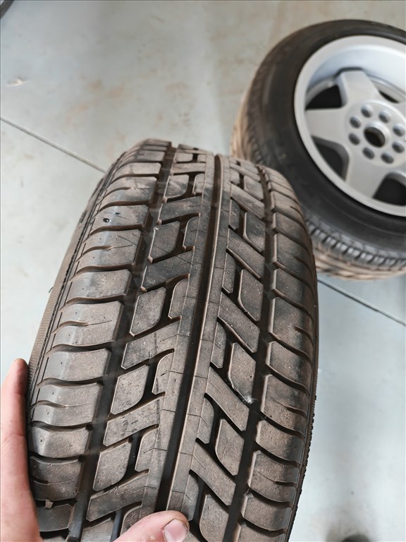 14" 4x100 4x108 kétszéles retro alufelni szett! 8. kép